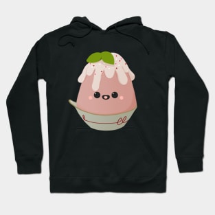 Cute little dark pink Kakigõri Hoodie